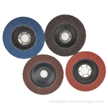 Aluminum oxide flexible flap disc for stainless steel fast cut standard line abrasive grinding wheel